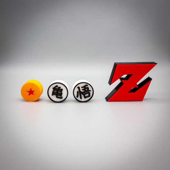 Custom Dragon Ball Z Inspired Name Plate Personalised Desk 