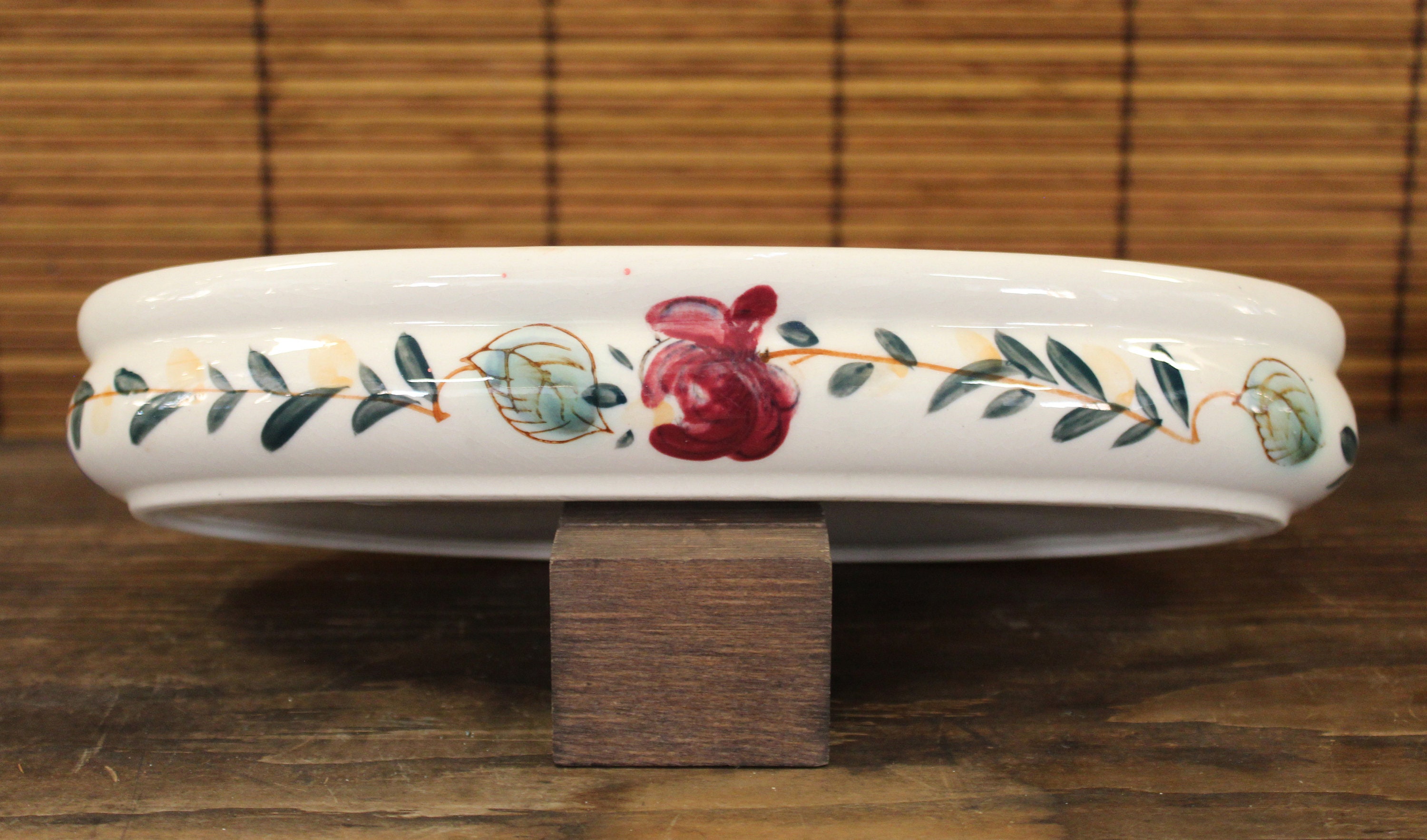 Vintage Nasco Made in Japan Hand Painted Porcelain Serving Bowl With