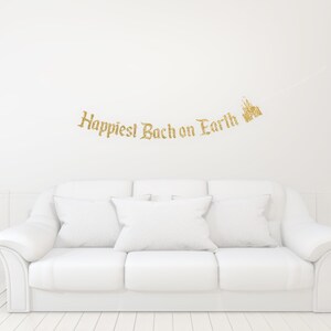 Happiest Bach on Earth Banner | Vintage Disney | Retro Disney | Bachelorette Party Banner| Disney Bachelorette | Bachelorette Party