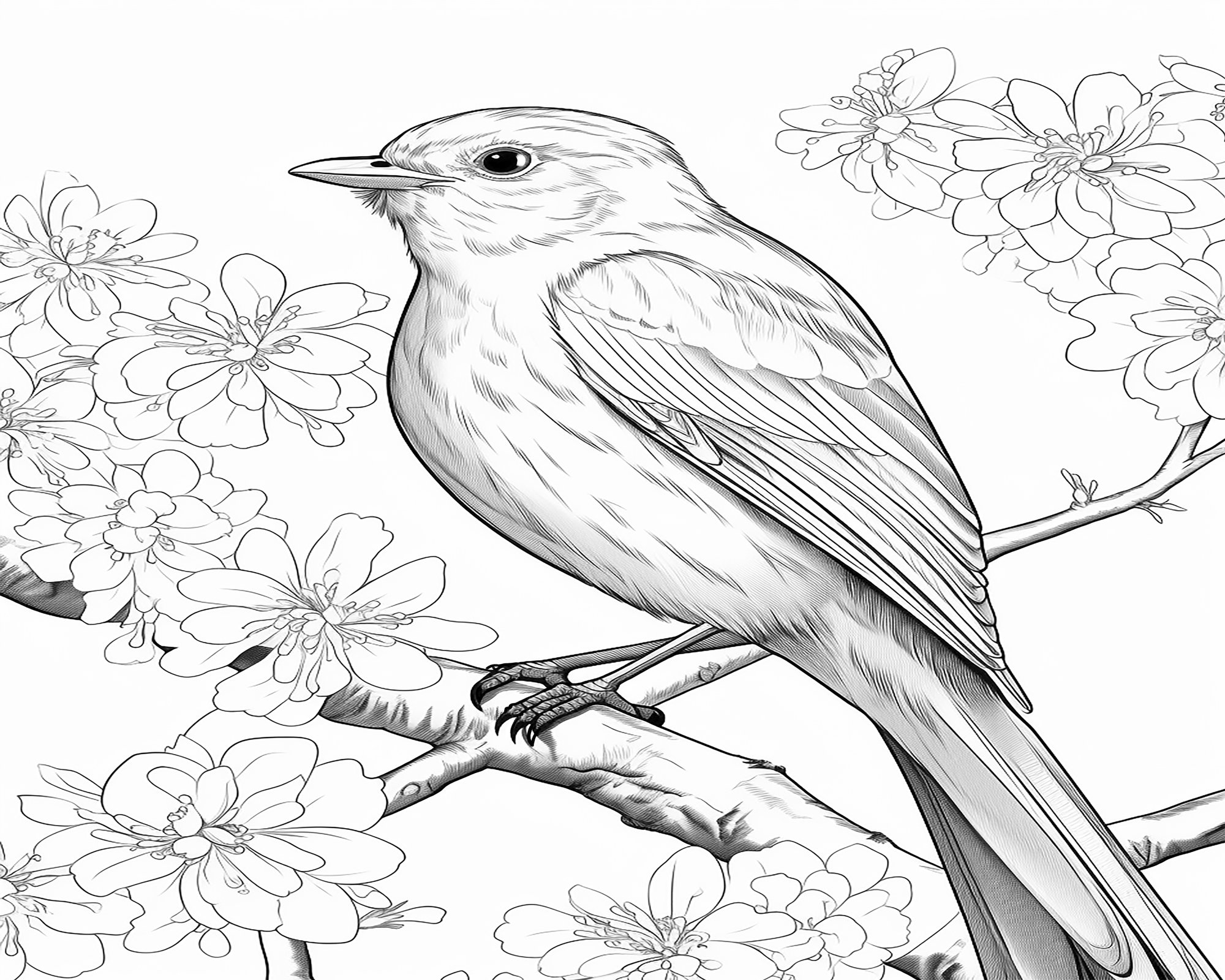 15 Colouring Pages, Birds Colouring Pages, Kids Colouring Book, Digital ...