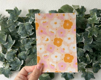 Pink & Orange Flowers Tubie Tape