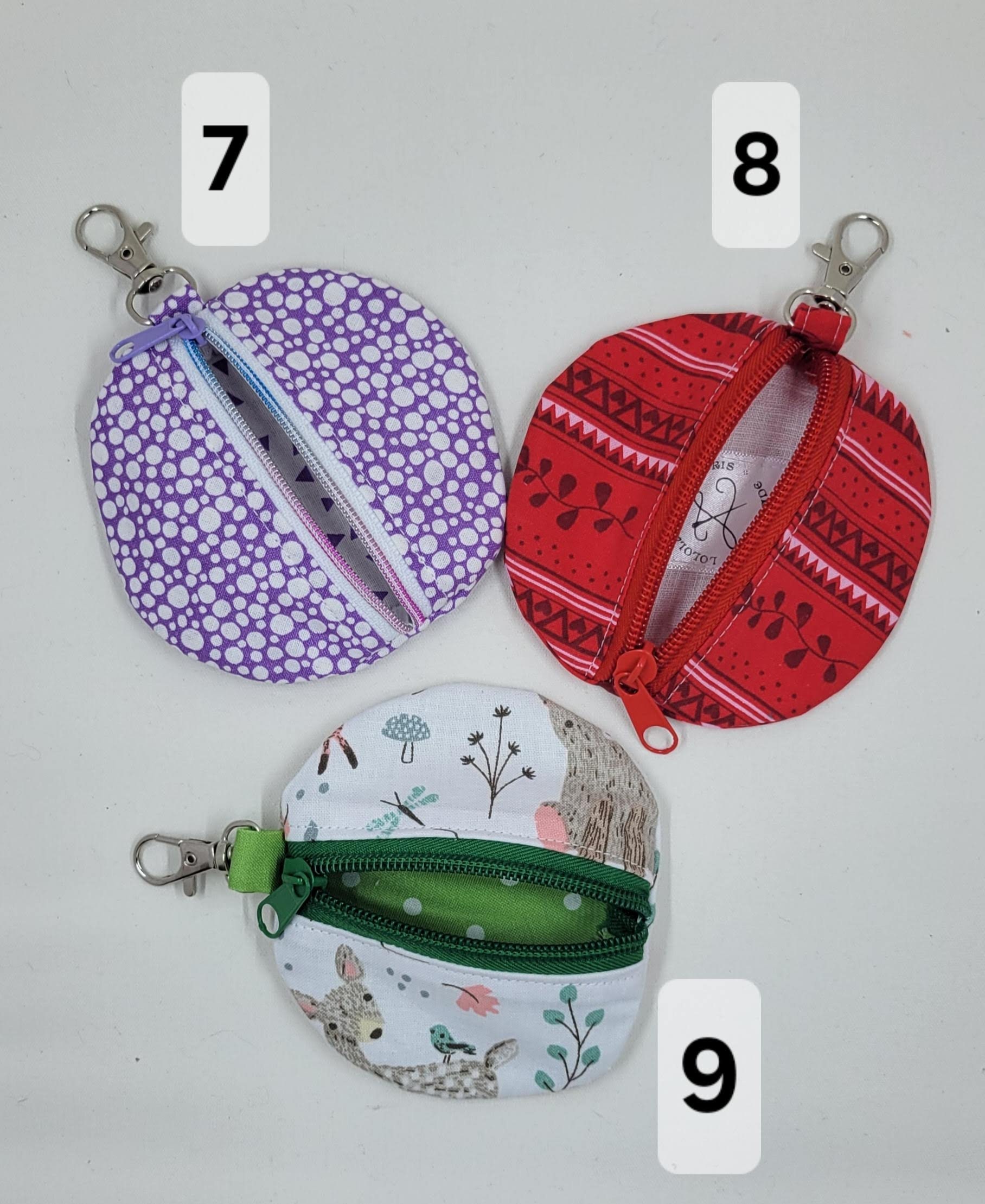 Amazon.com: Karukuru Pop-Up Series Round Zipper Coin Purse