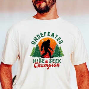 Comfort Colors Bigfoot Shirt: Hide and Seek Champion Tee