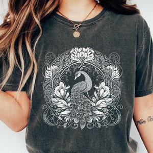 Comfort Colors Peacock Gifts | Peacock T-Shirt | Bird Lovers Gift | Peacock Bird | Peacock Shirt | Peacock Feathers CCNAPCKC02