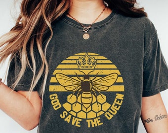 Bee Lovers Tshirt God Save The Queen Bee Lovers Tshirt God Save The Queen