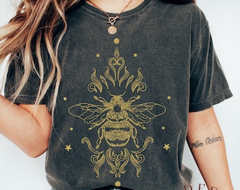 Comfort Colors Golden Bee Shirt: Ring-Spun Cotton Tee