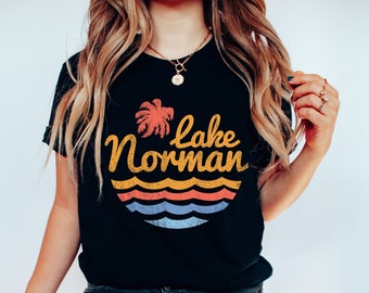 Retro Lake Norman Shirt: North Carolina Lake Lover Gift