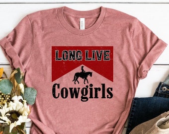 Long Live Cowgirls Shirt | Western Graphic Tee | Retro Country Music Concert Top