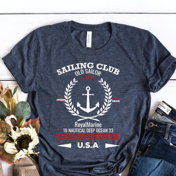 Sailing T Shirt Etsy