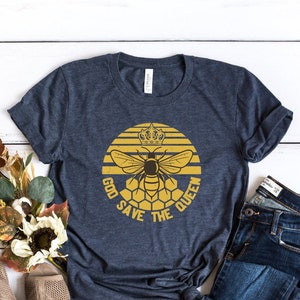 God Save the Queen Shirt, Mama Bee Shirt, Royal Bee, Bee Birthday Outfit, Queen Bee Shirt, Insect Shirt, Bee Shirt