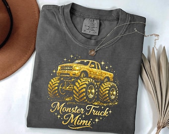 Monster Truck Mimi Shirt | Comfort Colors Tee | Grandma Pit Crew Shirt