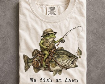 Funny Fishing Shirt Comfort Colors Fisherman Gift Bass Pun Graphic Tee