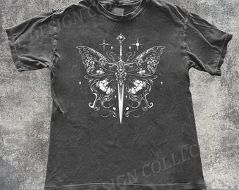 Medieval Knight Graphic Tee | Faded Vintage Castlecore Shirt | Gift for Fantasy Lovers