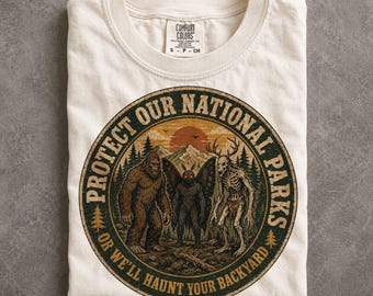 Cryptid National Park Shirt Protect Our Parks Gorpcore Nature Tee