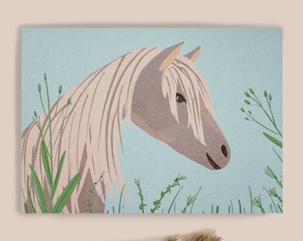 Card "Horse" | Children's card horse motif environmentally friendly card horse lover I birthday I school enrollment | horse card