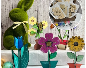 Blumengarten- DIY Color Kits (Farbe, Kleber, viel Spaß!)