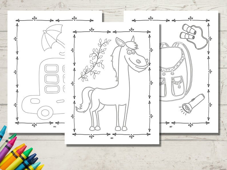 Things Jumbo Coloring Book, Adult Coloring Book, Jumbo Gifts, Custom ...