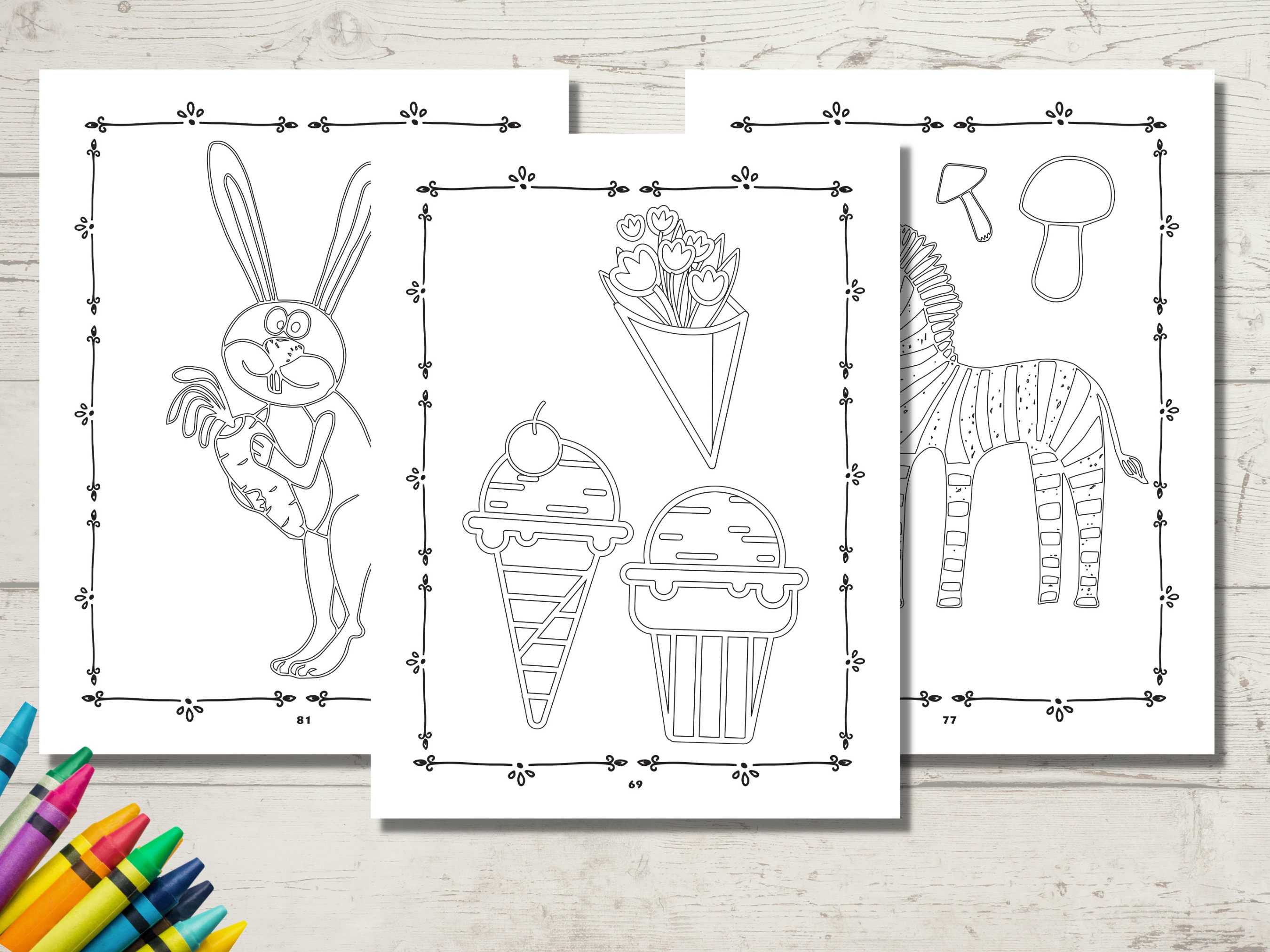 Things Jumbo Coloring Book, Adult Coloring Book, Jumbo Gifts, Custom ...