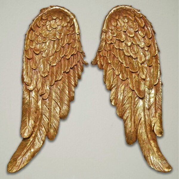 Large Angel Wings Wall Decor Etsy
