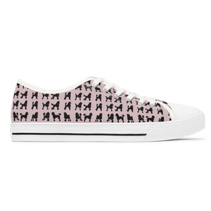 Pink poodle converse hot sale