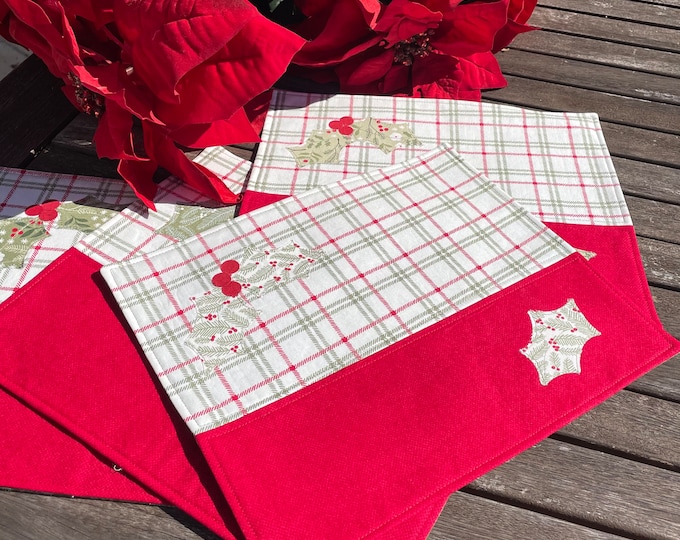 Simply beautiful holiday placemats