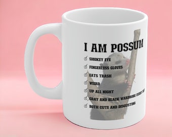 Funny Possum Mug Gift Possum Gift For Possum Lovers Funny Opossum Marsupial Gift Awesome Possum Ceramic Mug 11oz Coffee Mug