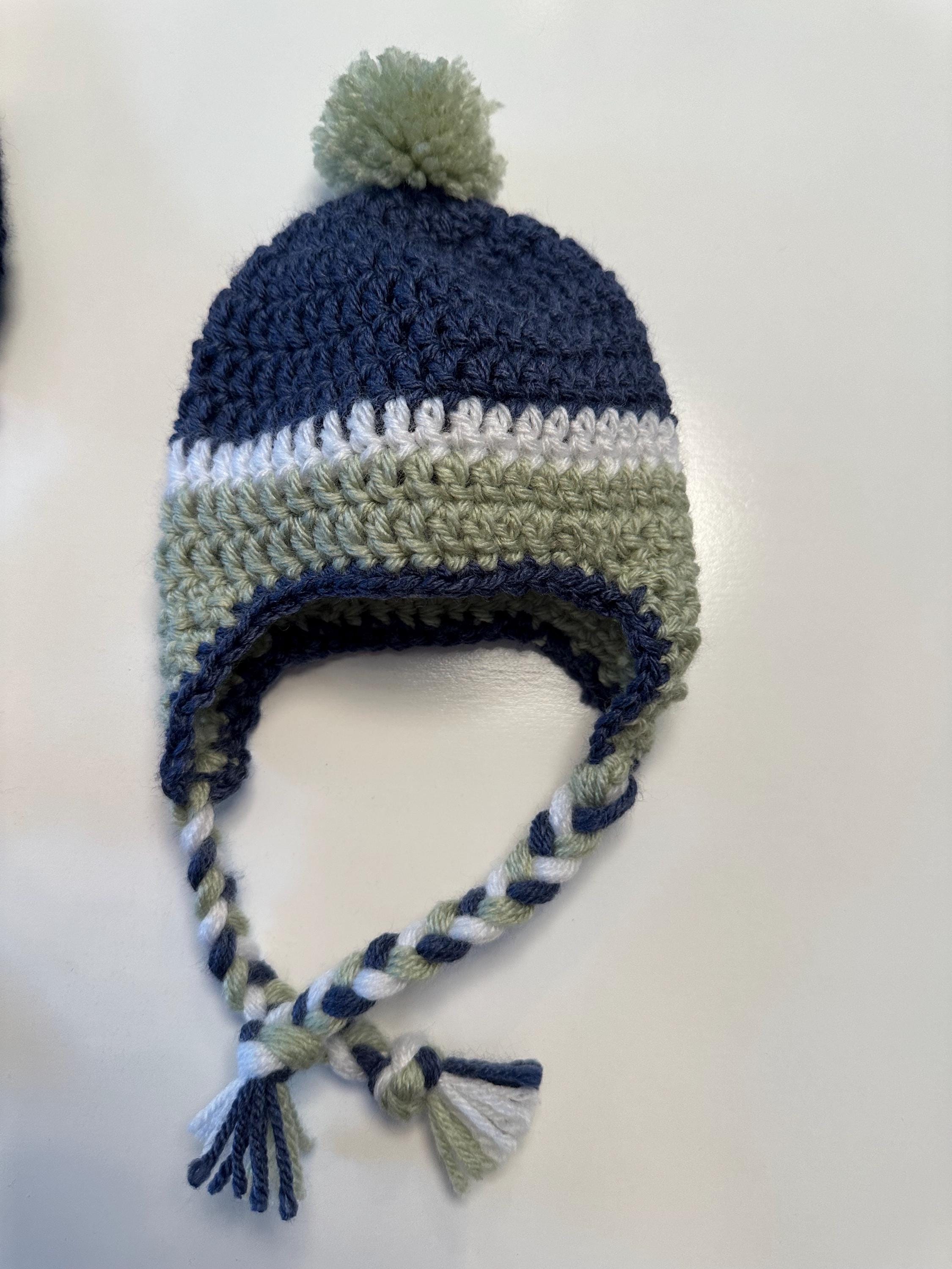 Baby Hat Crochet Pattern Digital Pdf Easy With Earflaps - Etsy