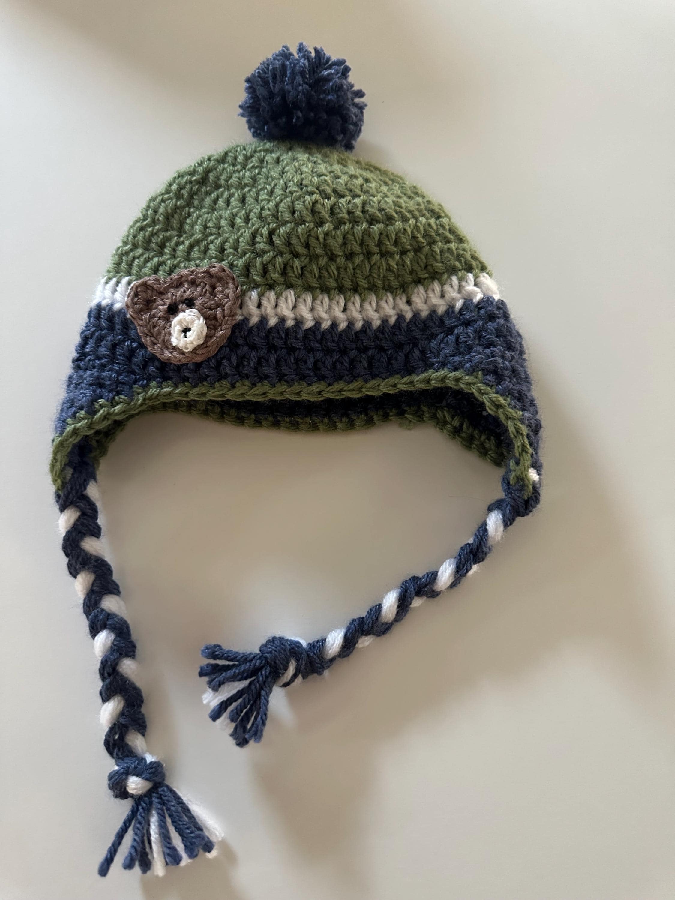 Baby Hat Crochet Pattern Digital Pdf Easy With Earflaps - Etsy