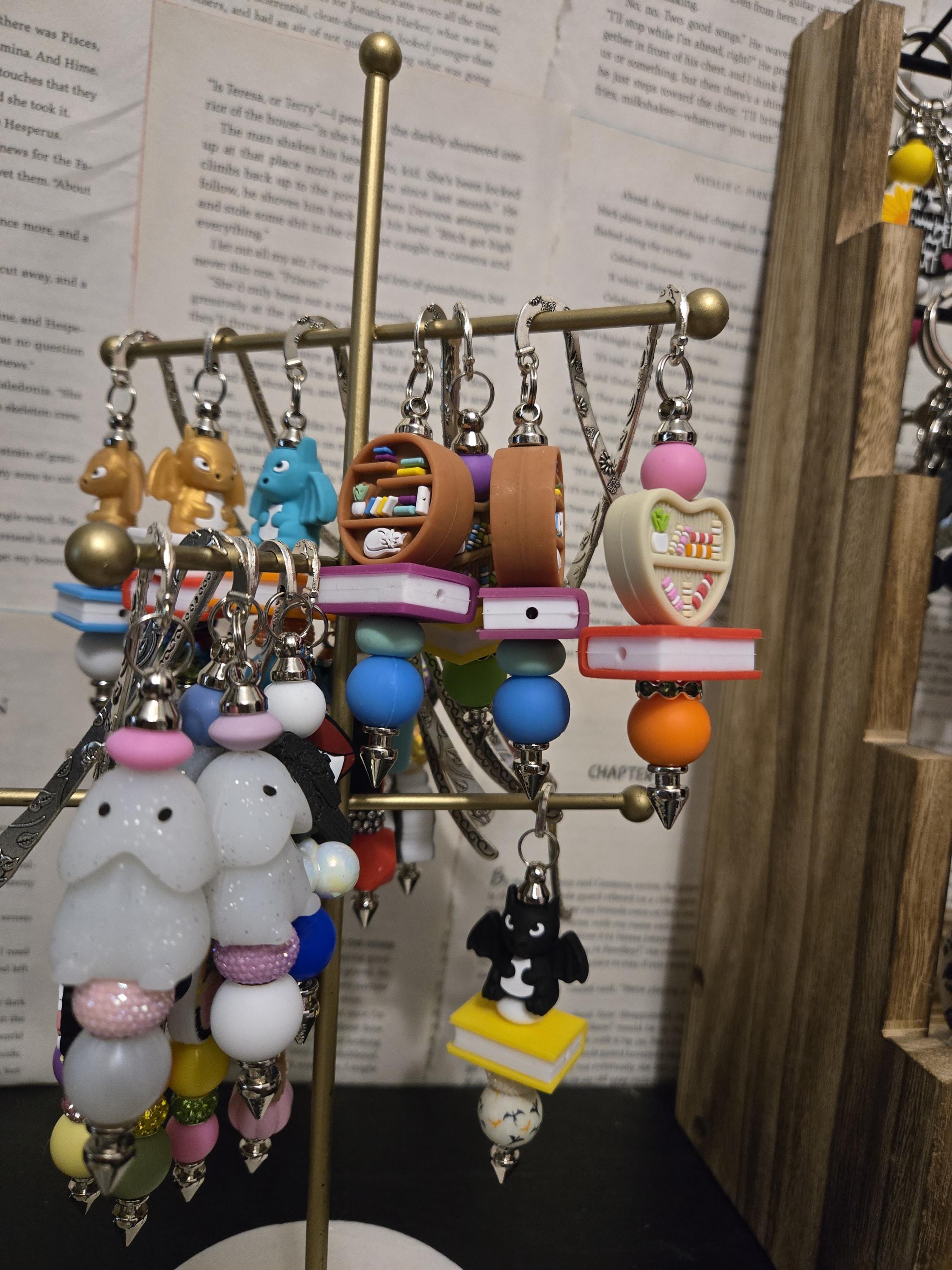 Beadable Bookmarks for booklover