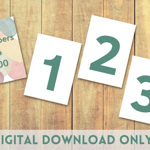 Numbers to 100 flashcards, Printable flashcards, Counting to 100, Counting Cards, Home Learning, Print at home