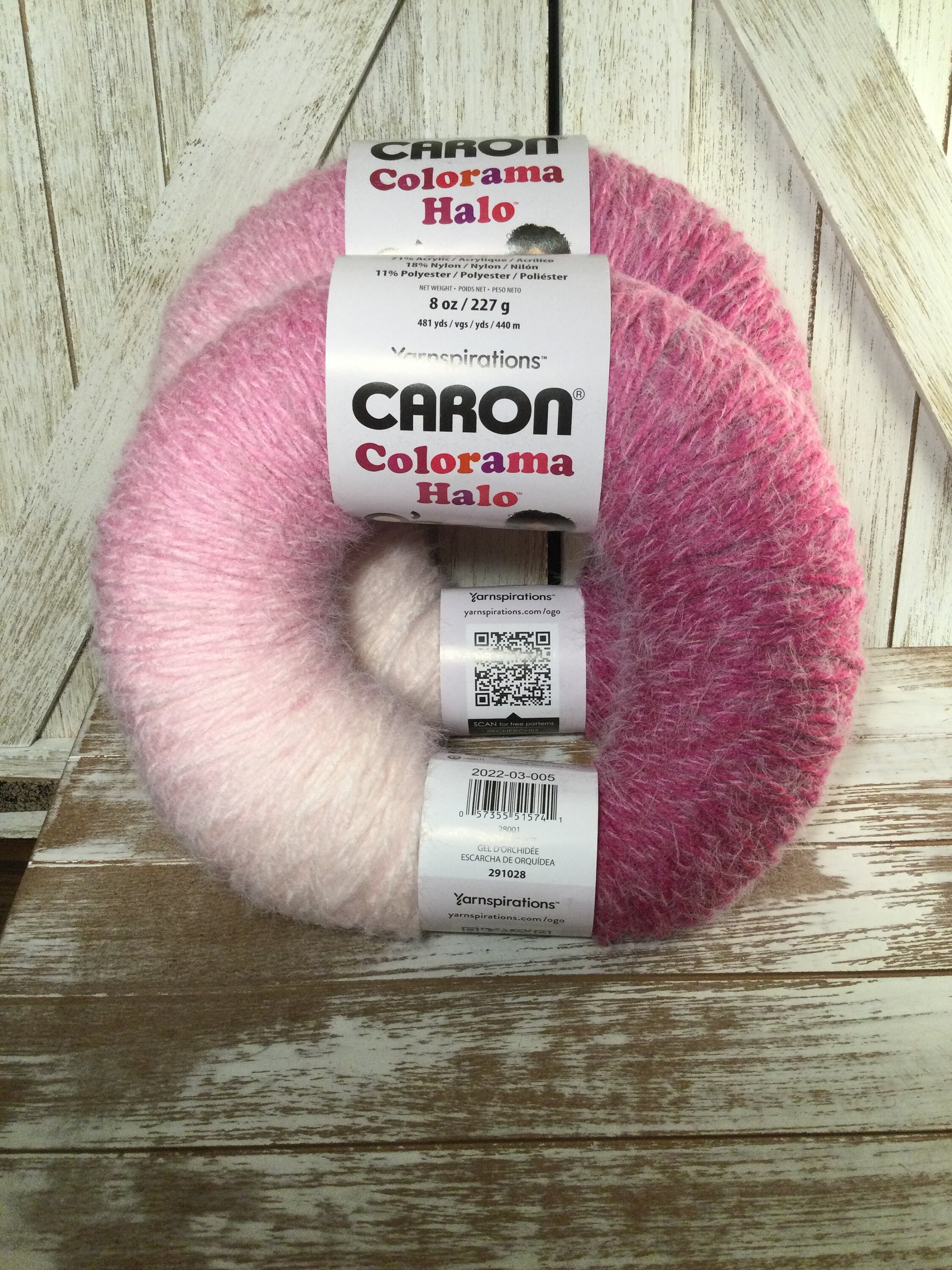 Caron 8oz Bulky Acrylic Blend Colorama Halo Yarn by Caron