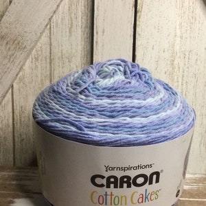 Caron Cotton Cakes Yarn, Color Blushing Melon, 211 Yards, Caron