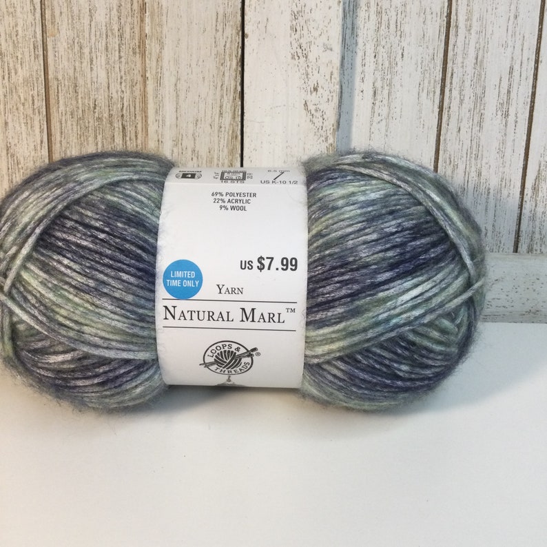 Loops and threads natural marl etsy