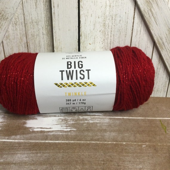 Big Twist 6oz Medium Weight Acrylic Blend 380yd Twinkle Yarn - White - Big Twist Yarn - Yarn & Needlecrafts