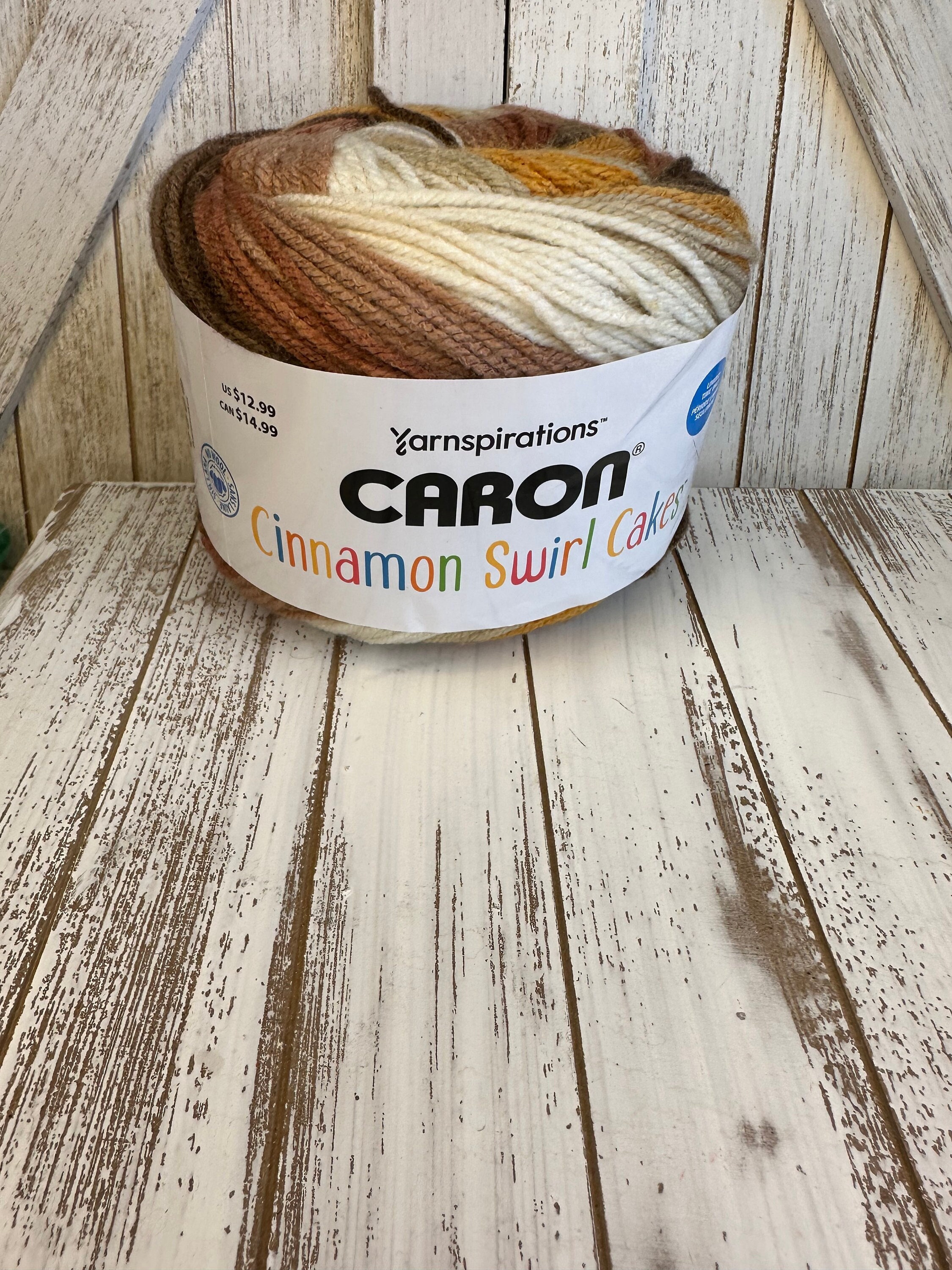Caron Cinnamon Swirl Cakes tortoiseshell 