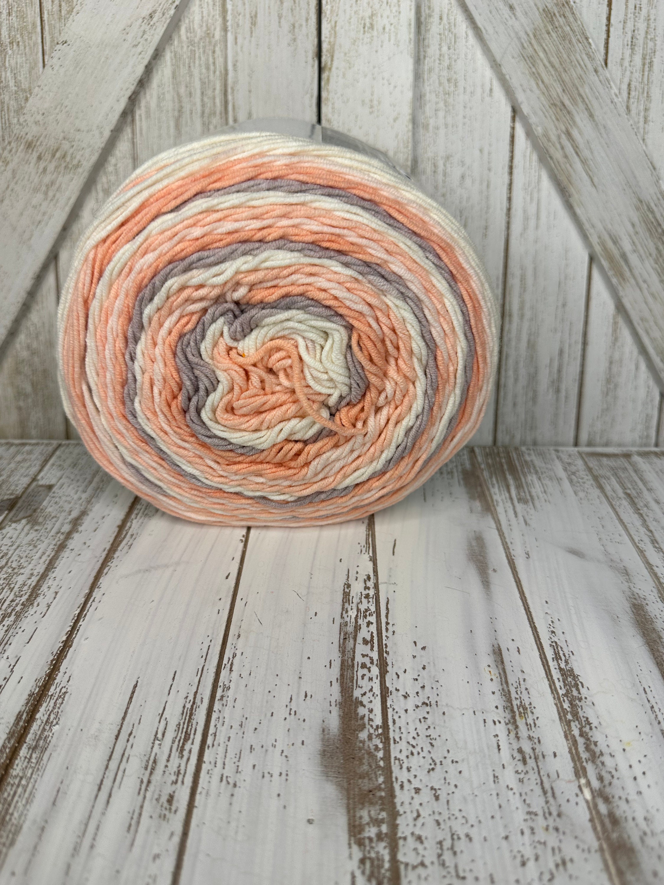 Caron Cotton Funnel Cakes Yarn (250g/8.8oz), Coral - Clearance SHADES*