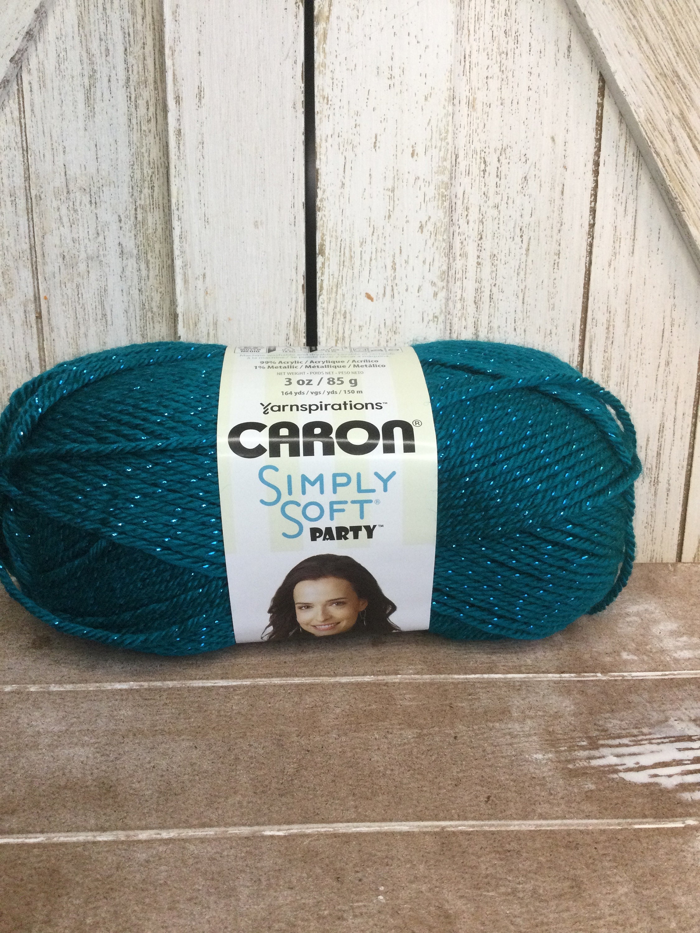 Caron Simply Soft Yarn Light, 6oz/315 Yd, Acrylic 4, Baby Soft, Black Yarn, Caron  Yarn 