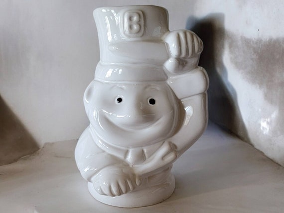 Benihana Teppanyaki Chef Mug Vintage White Cocktail Cup Souvenir