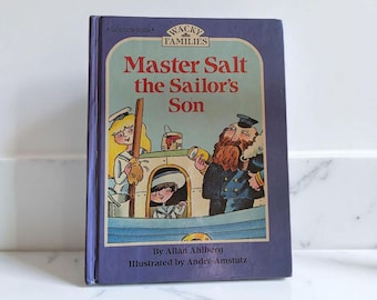 Master Salt The Sailor's Son by Allan Ahiberg 1980 A Golden Book Wacky Families Hard Cover Children's Book Vintage ISBN: 0-309-31708-0
