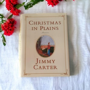 Christmas in Plains Memories di Jimmy Carter Copertina rigida Libro 2001 Simon & Schuster Prima edizione ISBN 0743224914 Da collezione d'epoca