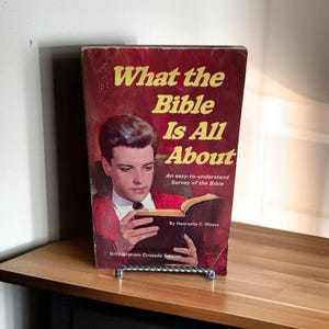 Vad Bibeln handlar om av Henrietta C Mears 1966 Specialutgåva The Billy Graham Evangelistic Association Pocketbok Vintage Christian