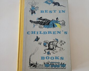 Best in children's book アンティーク 1958年~11冊 Best in Children's Books 1958 by Nelson Doubleday Hard Cover