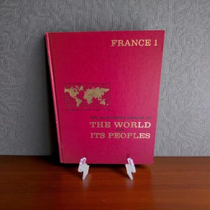 France I The Illustrated Library Of The World And Its Peoples 1968 Greystone Press Hard Cover Vintage Book History & Illustrated of France