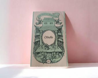 Othello William Shakespeare Penguin Books 1964 Paperback Book The Tragedy of Othello The Moor of Venice Vintage Fiction Play