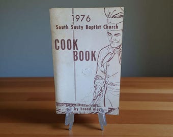1976 South SautyBaptist Church Kochbuch Regenbogendruck Taschenbuch Hergestellt von Ladies Prayer Group Womens Missionary Union Rt 1 Lankston AL