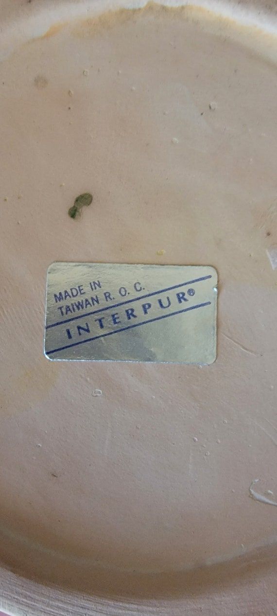 Interpur Made in Taiwan R.O.C. Ceramic Trinket Bo… - image 10