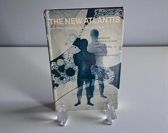 The New Atlantis and Other Novellas of Science Fiction Gene Wolfe, Ursula K. Le Guin, and James Tiptree Jr 1975 Hardcover Book Club Edition