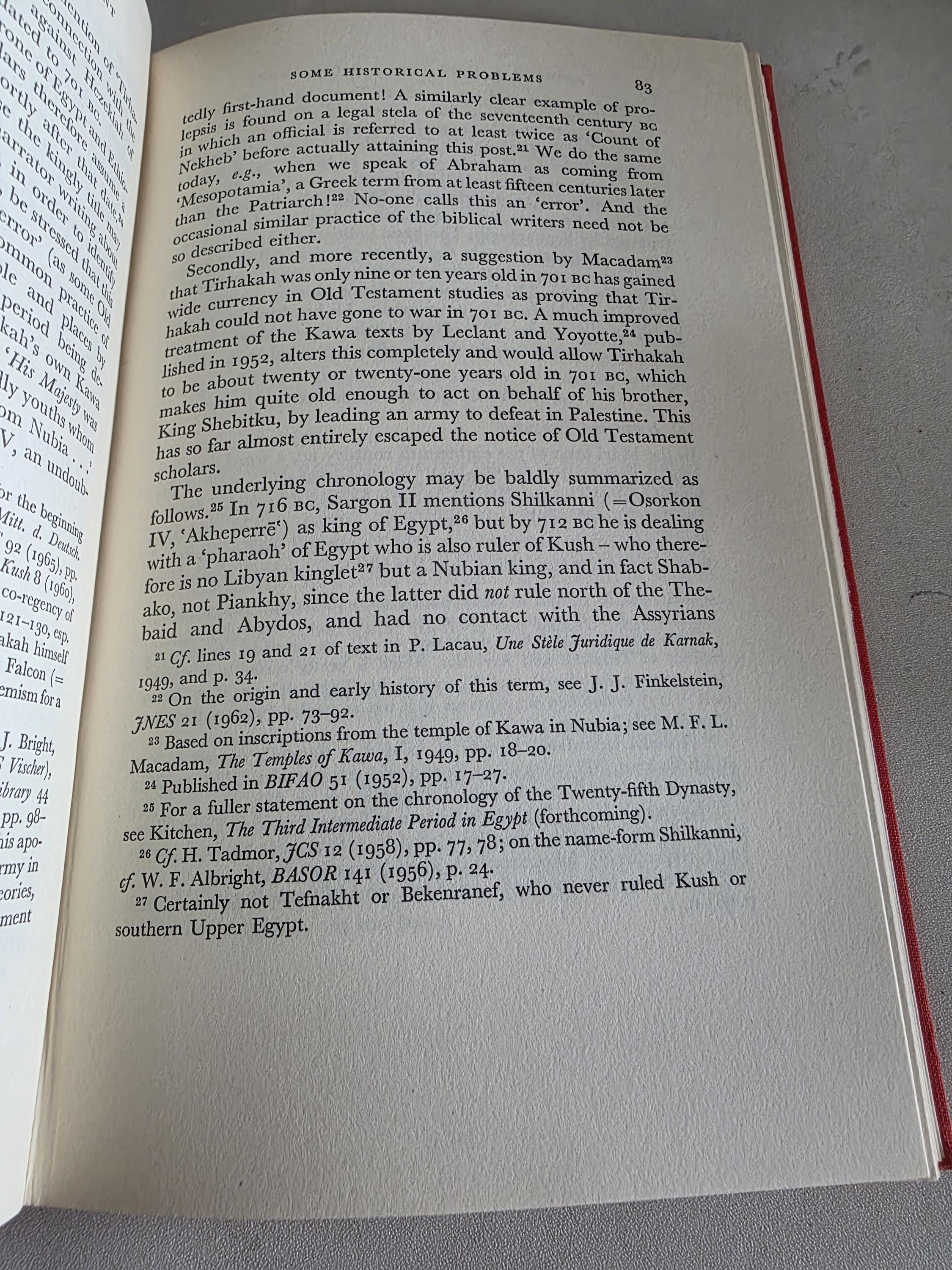 古代オリエントと旧約聖書 K.A.キッチン著 ハードカバー 宗教書
