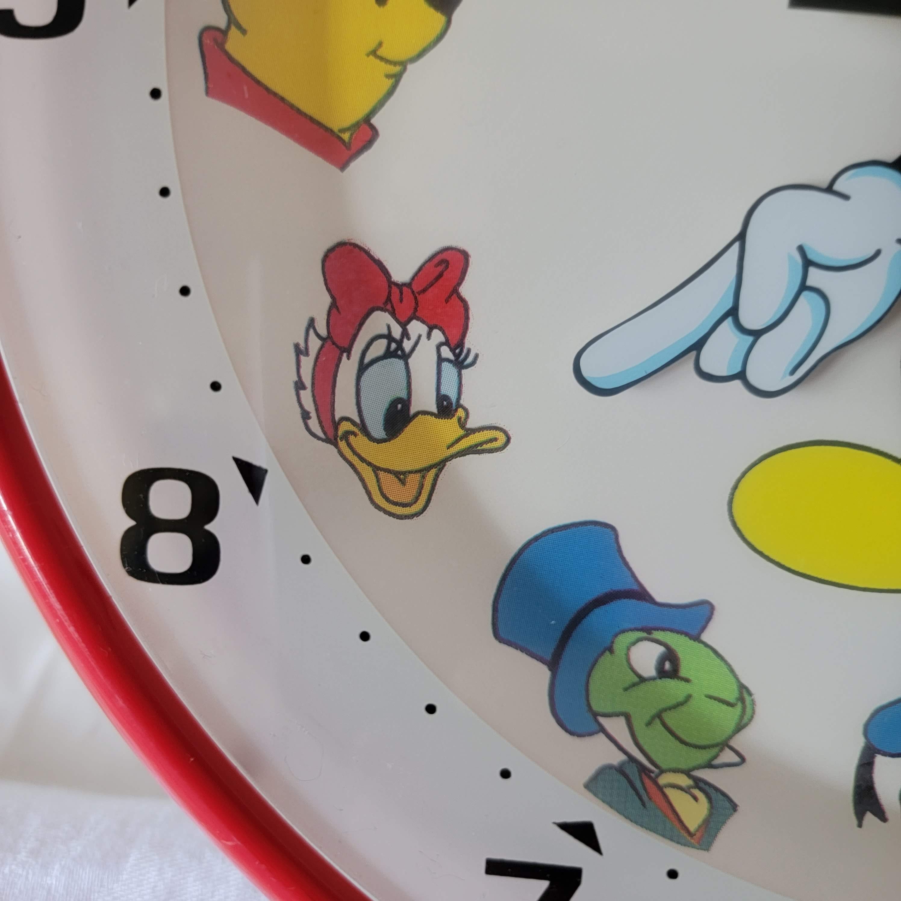 Disney Wall Clock Mickey Mouse and Friends Sunbeam Quartz Etsy