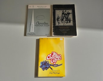 Vintage Christmas Choral Music Bundle Don Wyrtzen, Otis Killings & John W Peterson Set of 3 Retro Religious Holiday Songbook Sheet Music